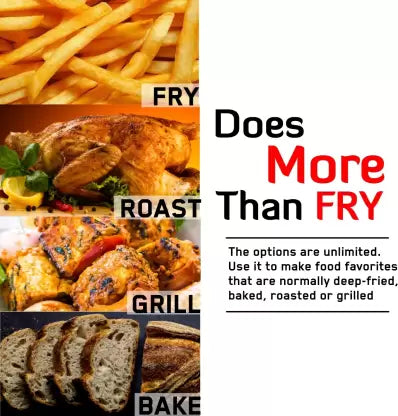 Inalsa Top Chef Digital with AirCrisp Technology, 8 Pre-set Modes Air Fryer  (4 L) Inalsa Top Chef Digital with AirCrisp Technology, 8 Pre-set Modes Air Fryer  (4 L)